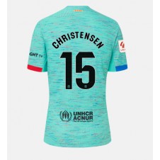 Barcelona Andreas Christensen #15 Tredjedrakt Kvinner 2023-24 Kortermet